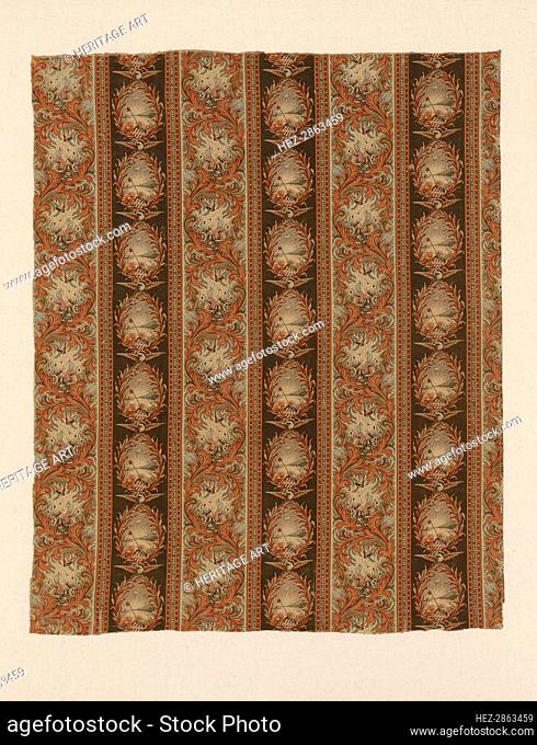 Panel (Furnishing Fabric), New Hampshire, c. 1876. Creator: Cocheco Cotton Manufacturing Company