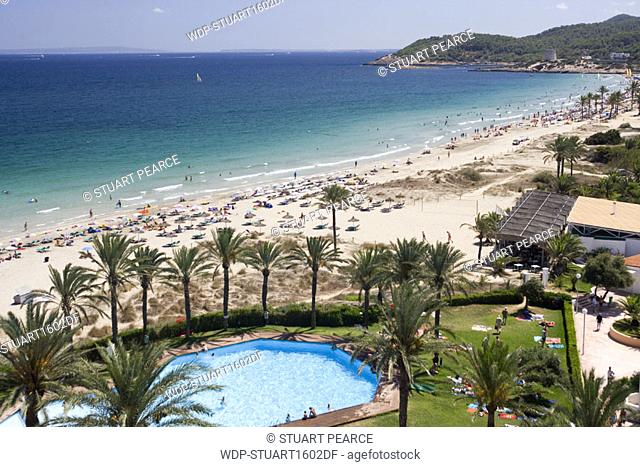 Playa d'en Bossa, Ibiza, Balearics