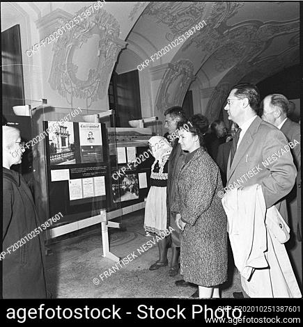 ***JULY 31, 1965 FILE PHOTO***The Mendel Museum opens new exposition about Gregor Johann Mendel ""Father of Genetics"" in former Augustinian monastery in Brno