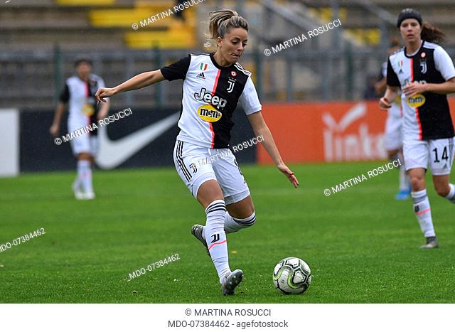 Juventus football player Martina Rosucci during the match Roma-Juventus in the Tre Fontane stadium. Rome (Italy), November 24th, 2019
