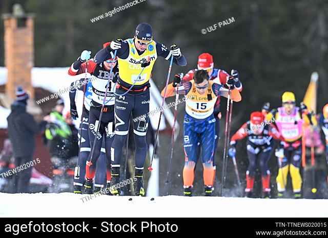 Sweden's Emil Persson (left) wins the Vasaloppet. The Vasaloppet traditionally starts in Berga village in Dalecarlia. This is the 99th time the ski race is...
