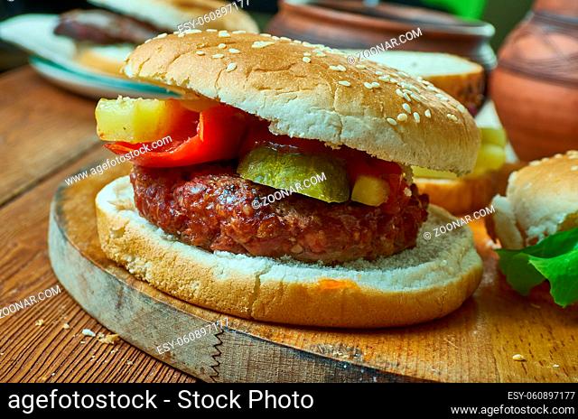 Bicky Burger - unique Belgian hamburger that is also popular in the Netherlands
