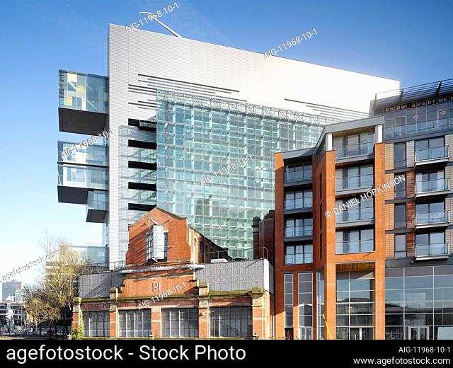 Civil Justice Centre, Hardman Boulevard, Spinningfields, Manchester, England, UK