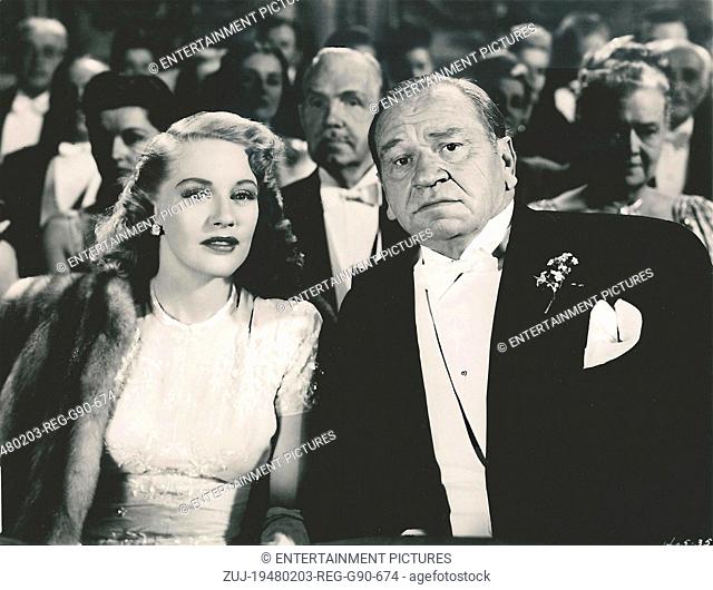 RELEASED: Feb 03, 1948 - Original Film Title: Alias a Gentleman. PICTURED: WALLACE BEERY, DOROTHY PATRICK. (Credit Image: © Entertainment Pictures/Entertainment...