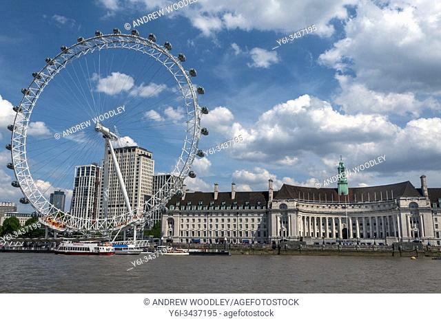 London Eye observation wheel, London, England