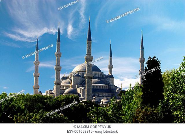 blue mosque in Istanbul, Turkey