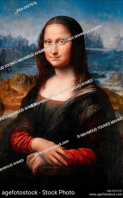 Portrait of Lisa Gherardini, known as the Mona Lisa, is an oil painting on poplar panel c. 1503–1506, perhaps continuing until c