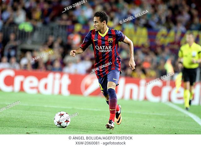 FC Barcelona. Neymar in action