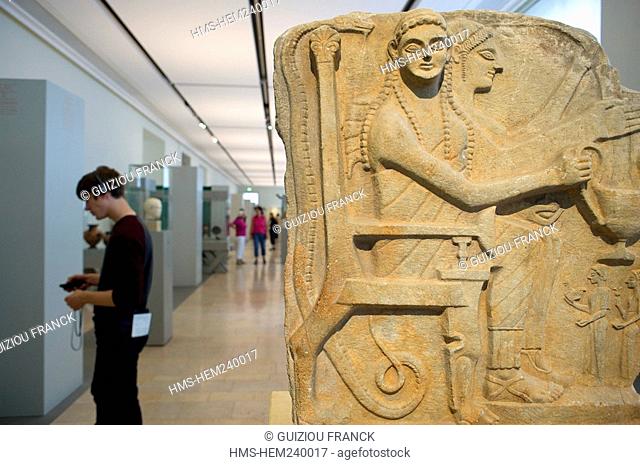 Germany, Berlin, Museum Island, listed as World Heritage by UNESCO, the Alten Museum Old Museum archaeological collection of ancient Greek