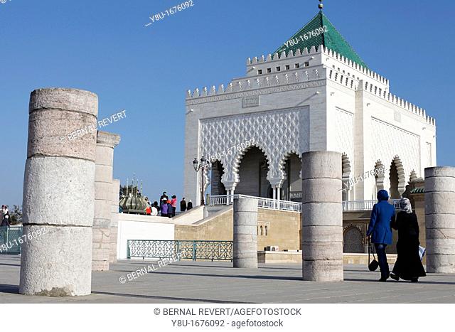Mausoleum of Mohammed V in Rabat, Morocco