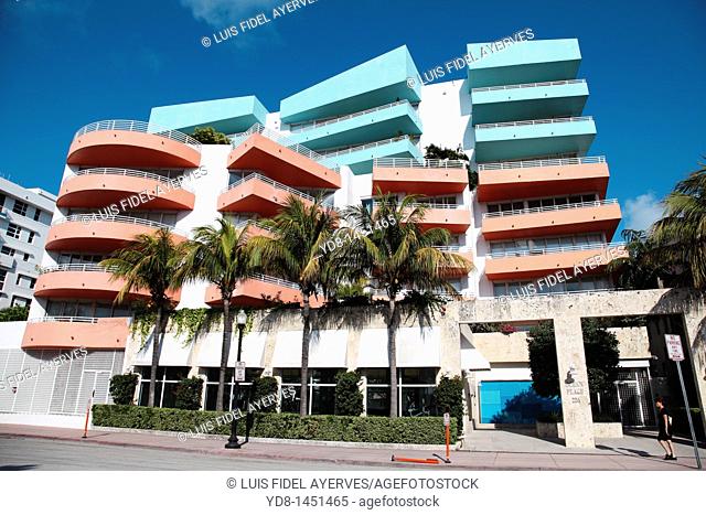 Building in Miami Beach, Florida, USA