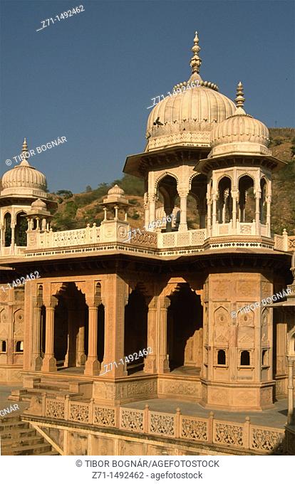 India, Rajasthan, Jaipur, Royal Gaitor, cenotaph
