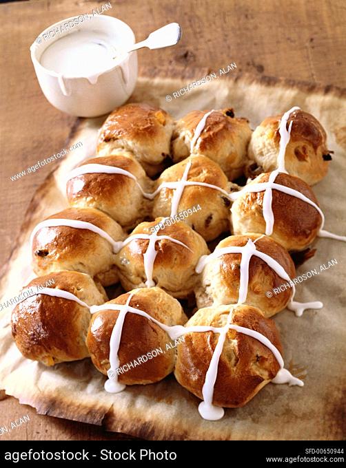 Freshly Frosted Hot Cross Buns