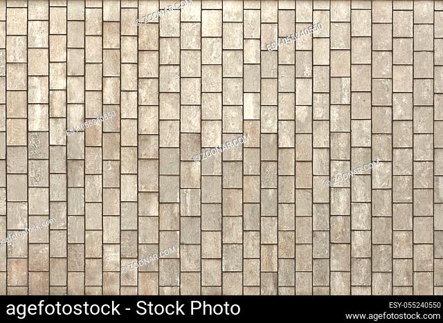 Facing gray tiles as a vintage background