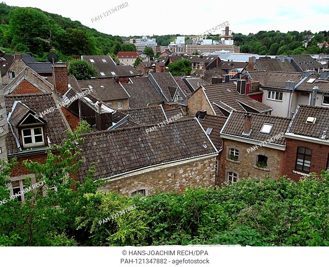 Anythings Roofs at historic Stonehouse in Stolberg Oberstolberg..Photo 06/09/2019 | usage worldwide. - Stolberg Oberstolberg/Nordrhein-Westfalen Region...