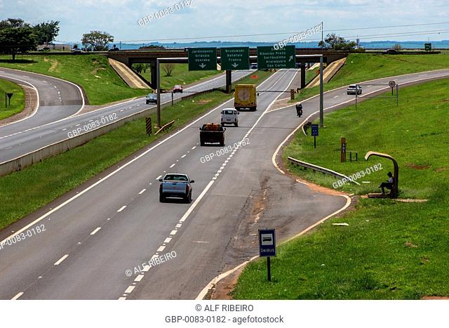 Anhanguera, Highway, movement, SP-330, Ribeirão Preto, São Paulo, Brazil