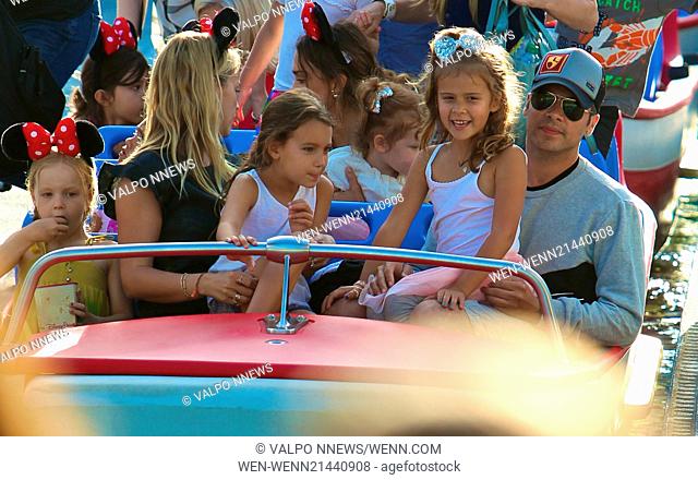 Jessica Alba celebrates her daughter Honor Marie Warren sixth birthday at Disneyland Featuring: Cash Warren, Honor Warren, Haven Warren Where: Anaheim