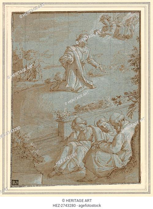 The Agony in the Garden , c. 1591. Creator: Santi di Tito (Italian, 1536-1602)