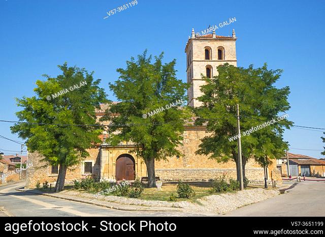 Nuestra Señora de la Asuncion church. Cedillo de la Torre, Segovia province, Castilla Leon, Spain