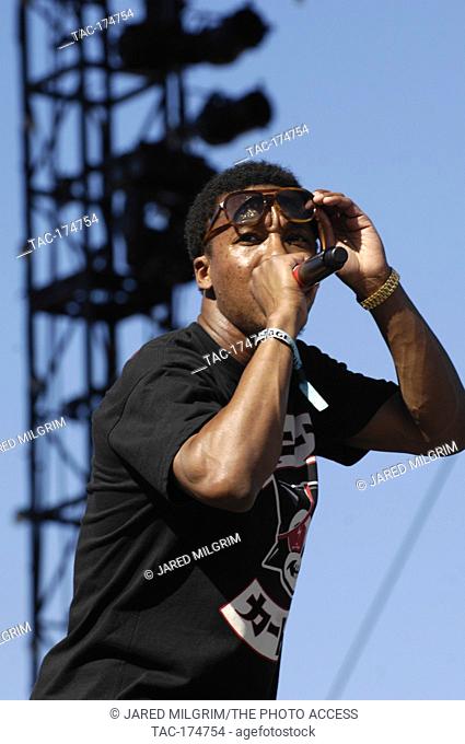 Rapper Lupe Fiasco performs at the 2009 Coachella Music Festival in Indio