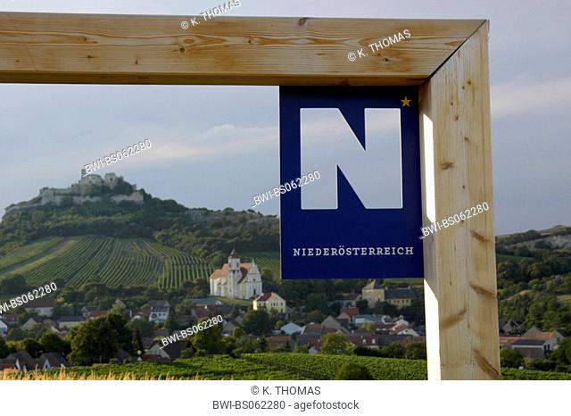 Lower Austria, Falkenstein, picture frame, Austria, Lower Austria, Weinviertel, Falkenstein