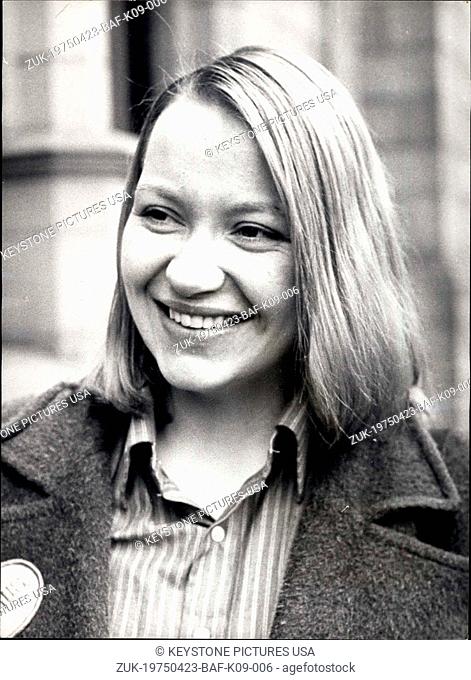 Apr. 23, 1975 - The Great Exorcism Inquest. Marie Robinson, 22-year old lay preacher, described at the inquest on Christine Taylor