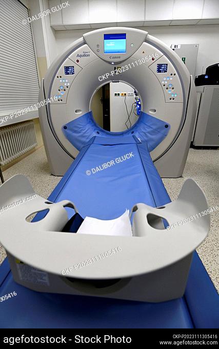 The new tomograph was presented in the Kromeriz Hospital, on November 13, 2023. The tomograph includes artificial intelligence