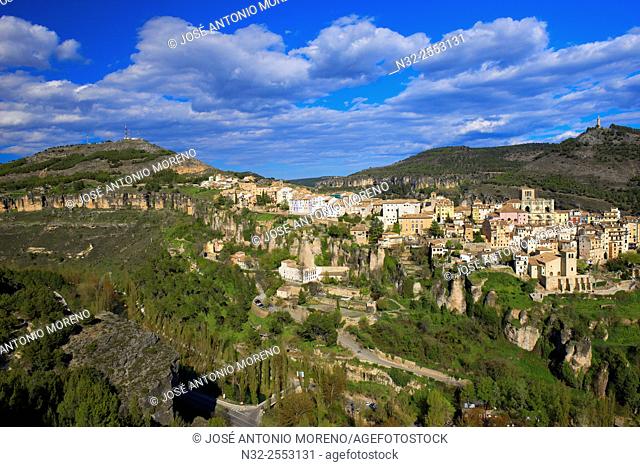 Cuenca, Cathedral, Jucar river gorge, UNESCO World Heritage Site. Castilla-La Mancha. Spain