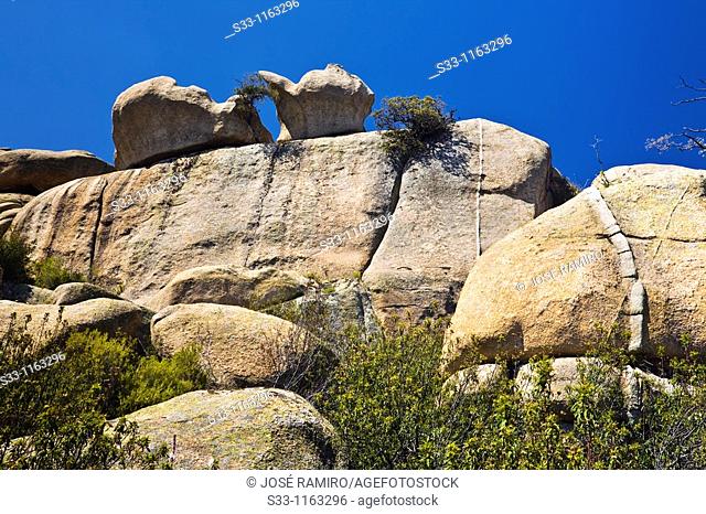 Cliffs at La Pedriza Regional Park Cuenca Alta del Manzanares Madrid Spain