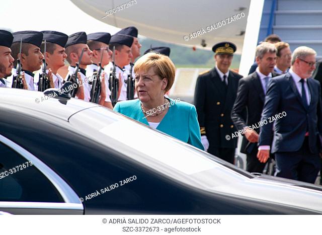 August 24, 2019 - The leaders of the G7 arrived to Biarritz airport during the day with a strong security control around them