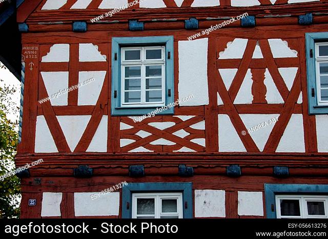 half-timbered house in Neuburg