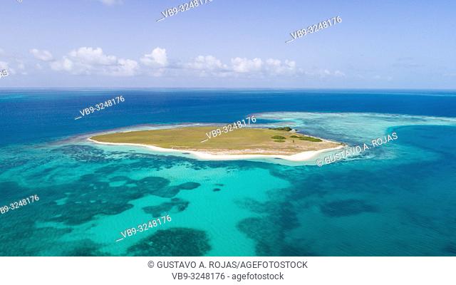 DOS MOSQUICES Aerial View Archipelago Los Roques Venezuela, Atoll
