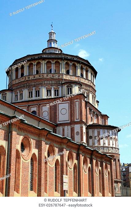 Church of Santa Maria delle Grazie, Milan, Italy, ""Cenacolo"" ; from Leonardo da Vinci