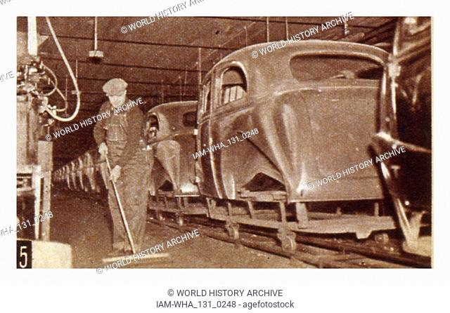 Ford Plant at Detroit, Michigan, USA 1937