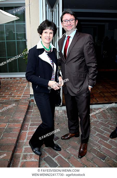2015 COLCOA French Film Festival Consulat Reception Featuring: Valérie-Anne Giscard d`Estaing, Axel CRUAU Consul general of France Where: Beverly Hills