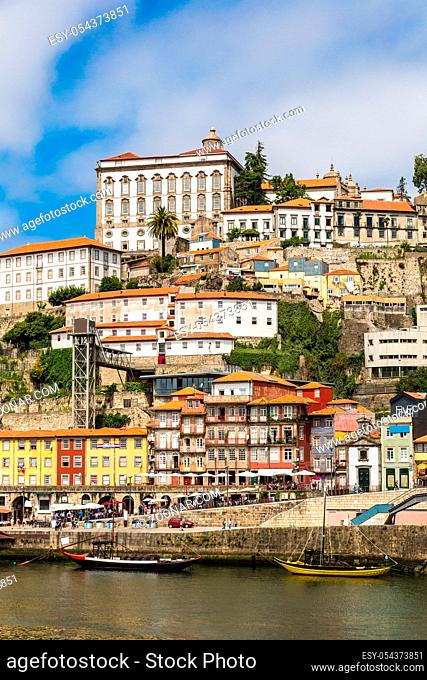 Porto in Portugal in a beautiful summer day