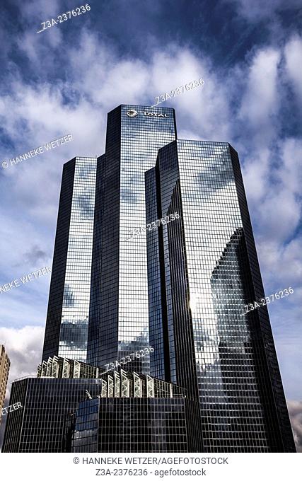 Tour Total skyscraper at Paris-La Défense, France. at Paris-La Défense, France