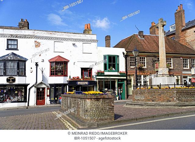 Historic district of Arundel, Sussex, Great Britain, Europe