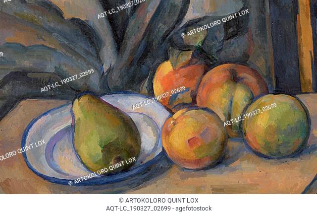 Paul CÃ©zanne: The Large Pear (La Grosse poire), Paul CÃ©zanne, 1895â€“1898, Oil on canvas, Overall: 18 1/8 Ã— 21 5/8 in. (46 Ã— 55 cm)
