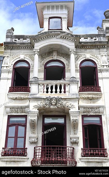 Aveiro, Art Nouveau house. Centro Region, Portugal