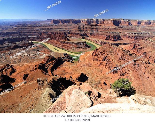 View from the Dead Horse Point State Park on the Colorado River, Utah, USA
