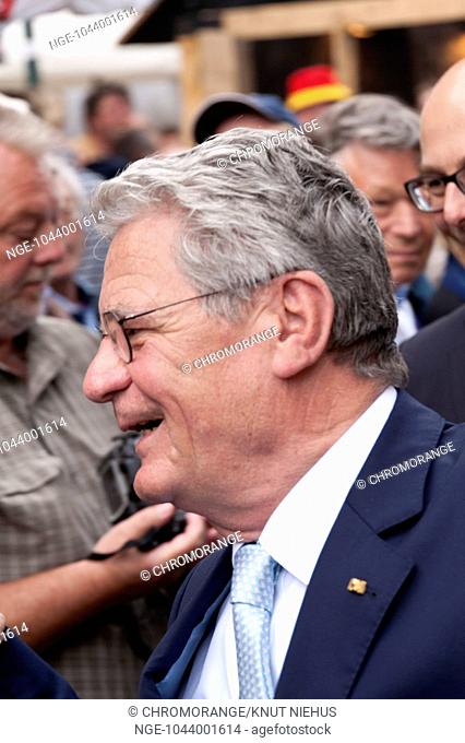 Joachim Gauck , Federal President of Germany, at the Opening of the Kiel Week 2014, June, 21th