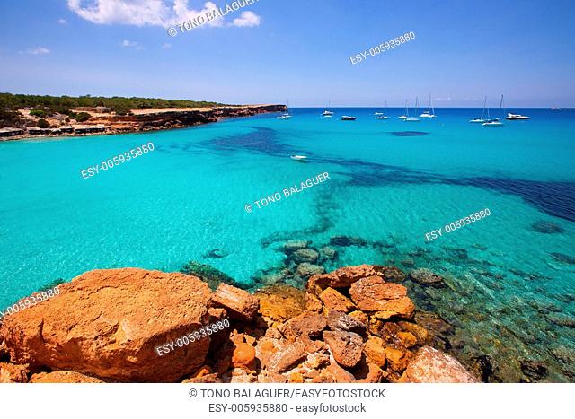 Formentera Cala Saona beach one of the best beaches in world near Ibiza