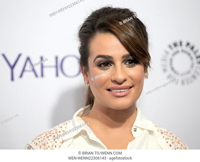 Celebrities attend The Paley Center For Media's 32nd Annual PALEYFEST LA - 'Glee' at Dolby Theatre in Hollywood. Featuring: Lea Michele Where: Los Angeles