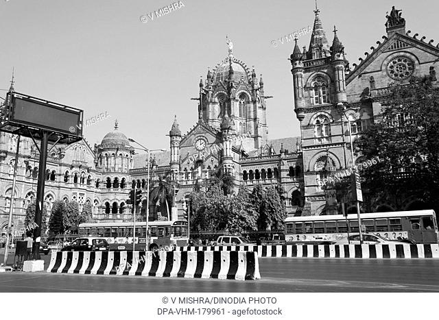 Chhatrapati Shivaji Terminus Railway station Mumbai Maharashtra India Asia Dec 2011