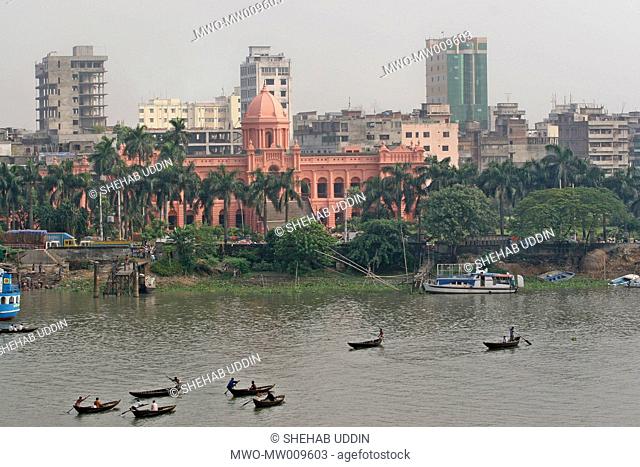 Ahosan Manjil form Buriganga River Dhaka, Bangladesh October 16, 2005