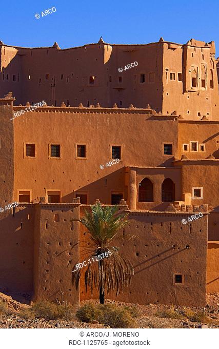 Taourirt Kasbah, built by Pasha Glaoui, Ouarzazate, UNESCO World Heritage Site, Ouarzazate Province, Morocco, North Africa
