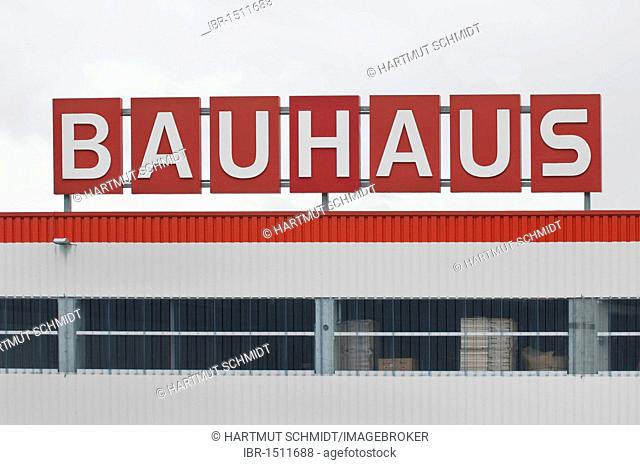 Bauhaus logo, hardware and do-it-yourself stores