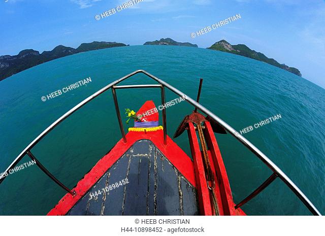 Boat, Boat tour, Samui, Island, Ang Thong, National, Marine Park, Thailand, Asia