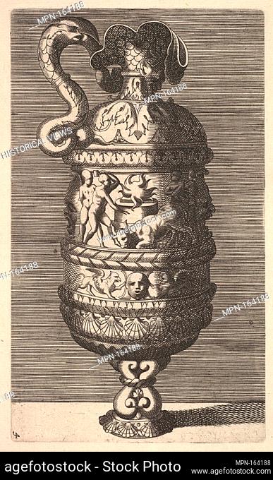 Vase with a Sacrificial Scene. Artist and publisher: Originally by René Boyvin (French, Angers ca. 1525-ca. 1625 Angers (?)); Designer: Polidoro da Caravaggio...